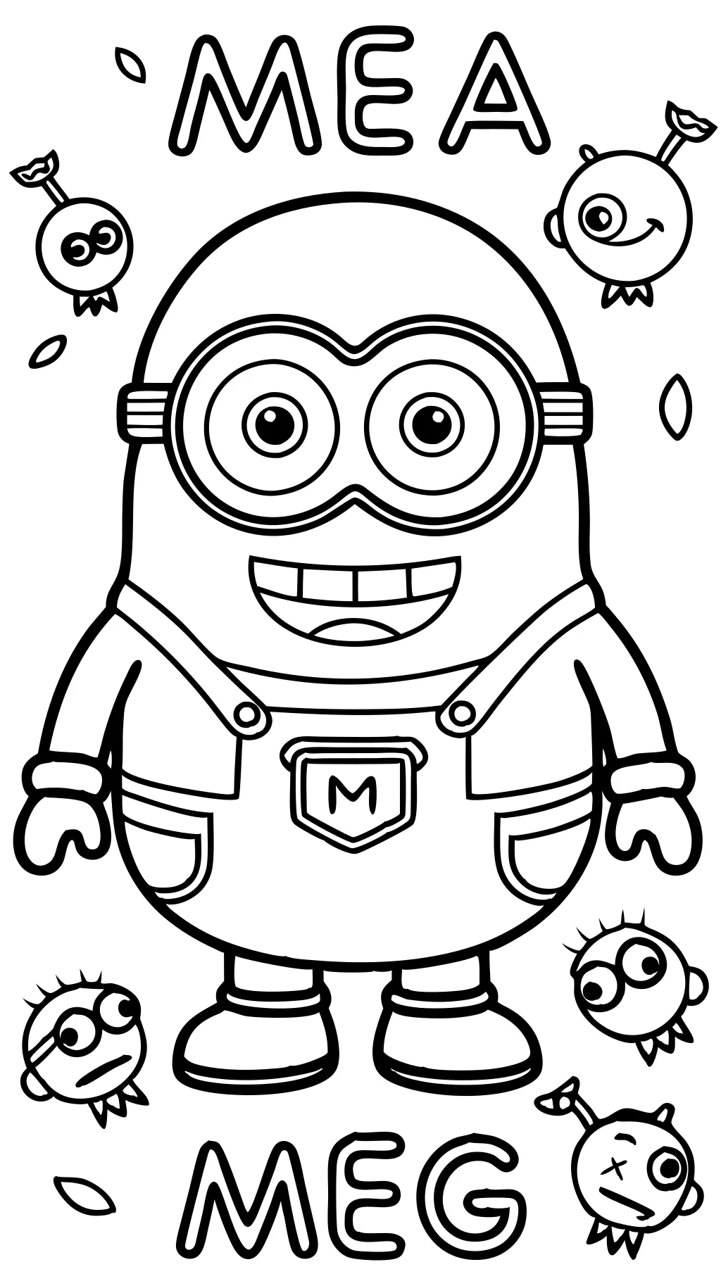 Páginas para colorear de Mega Minion